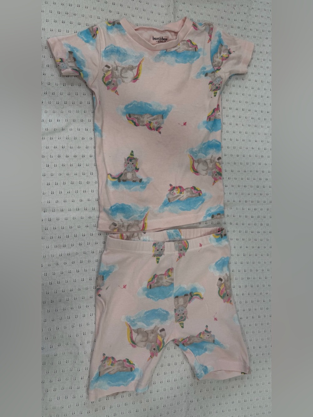 Burt's Bees Unicorn Cloud Pajama Set